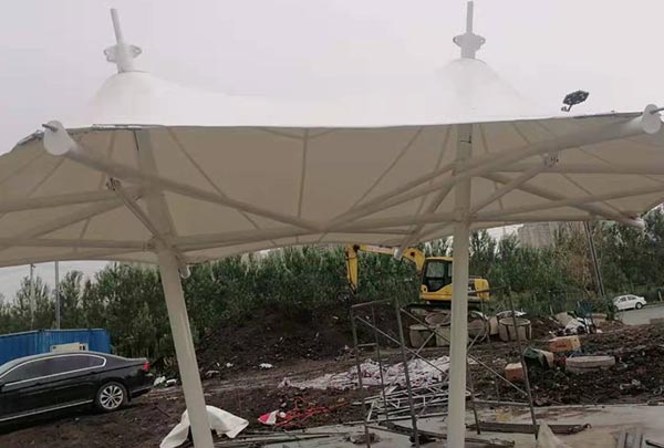 長春膜結(jié)構(gòu)車棚頂棚高度要設(shè)計(jì)多少米才合理