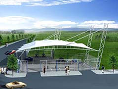 膜結(jié)構(gòu)汽車棚能用多少年？